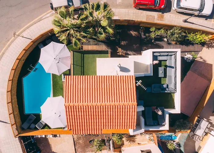 Paradise House: Piscina Privada, Playa 100m Villa Corralejo